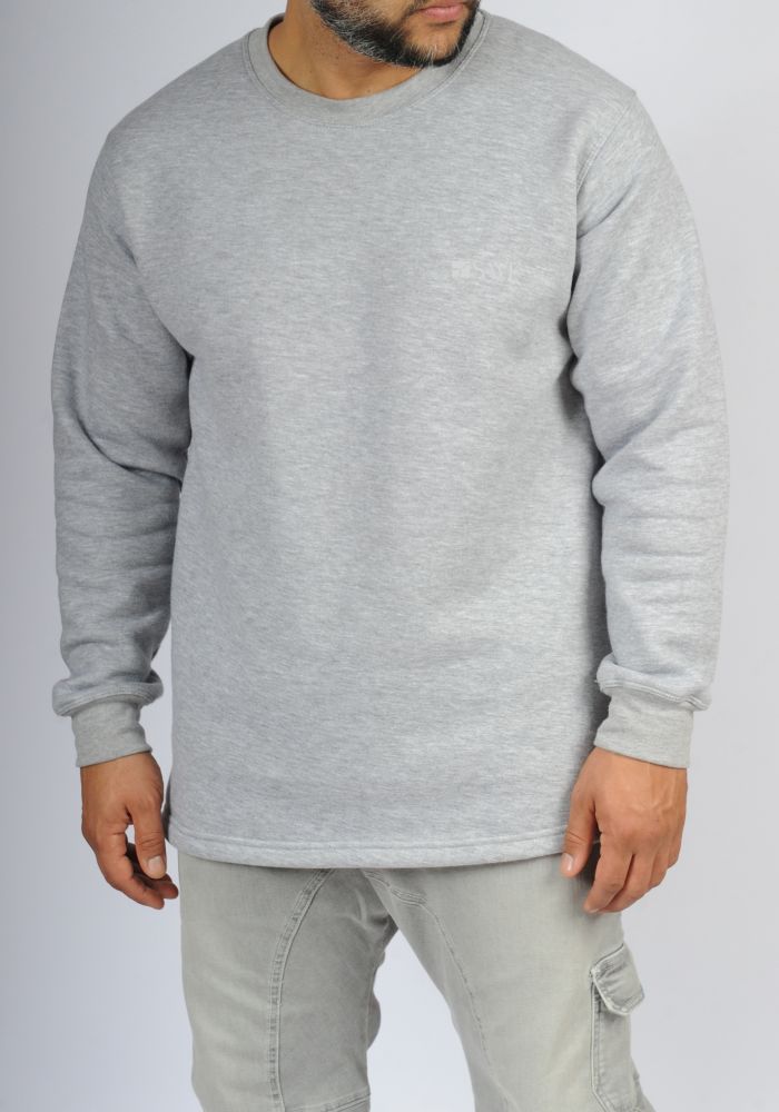 Sweat mi-long SAYF casual (gris)